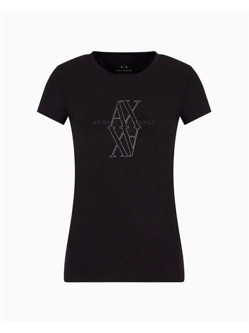 t-shirt donna nera ARMANI EXCHANGE | XW000512AF11929/UC001